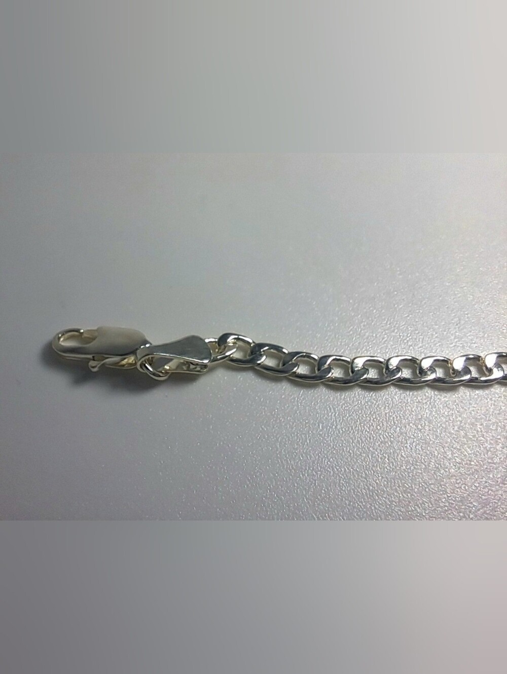 10" 925 Sterling Silver Anklet - Picture 3 of 5